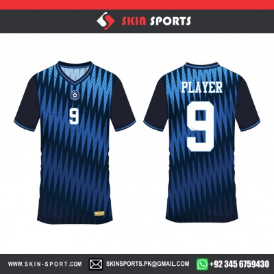 BLACK BORDER LINED   SOCCER JERSEYS
